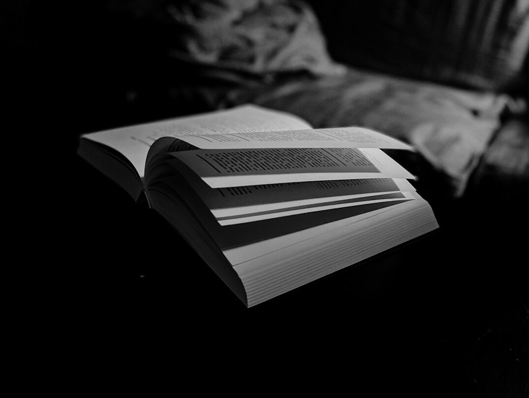 author writing thriller manuscript